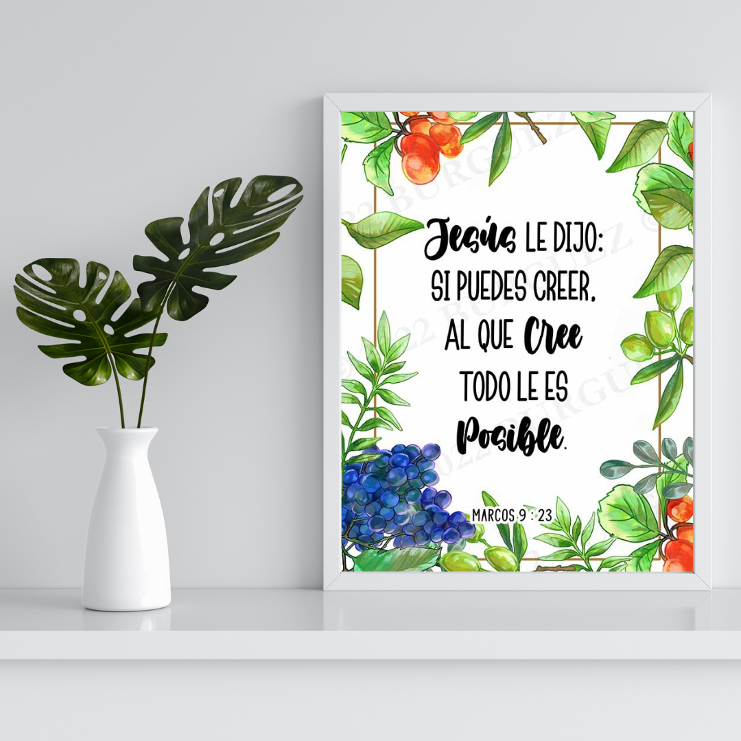 Cuadros con mensajes bíblicos y positivos - Imagen 7