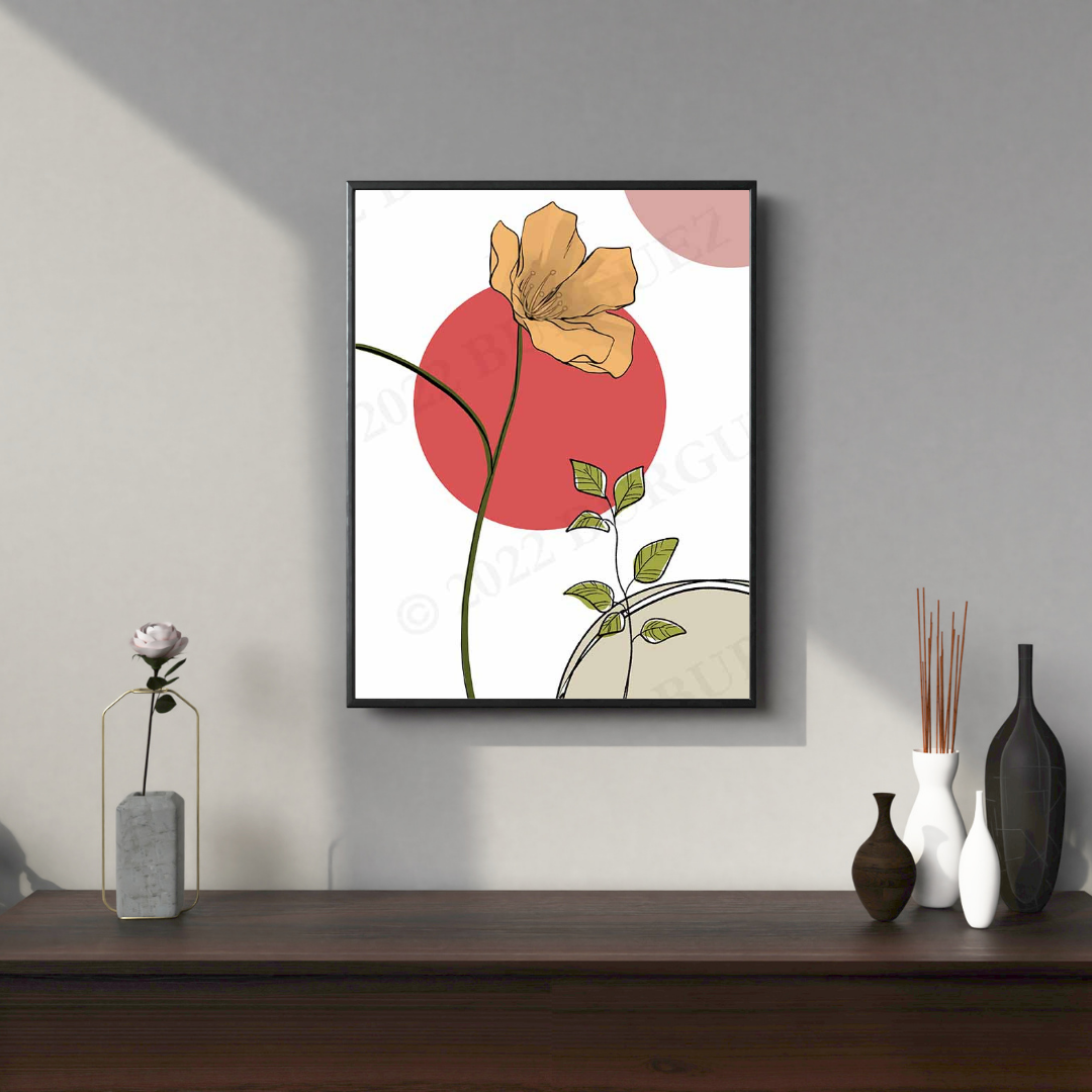 Cuadros modernos de flores - Imagen 11
