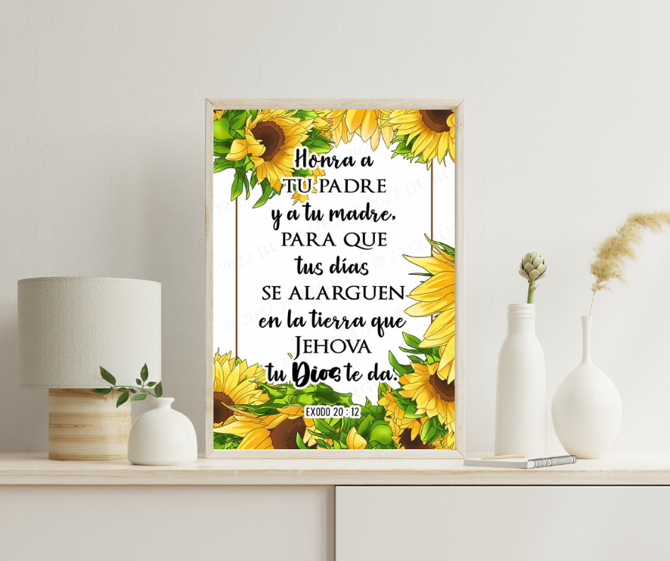 Cuadros con mensajes bíblicos y positivos - Imagen 9