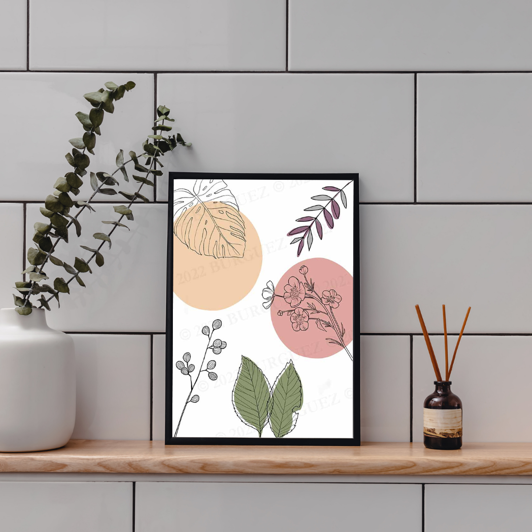 Cuadros modernos de flores - Imagen 9