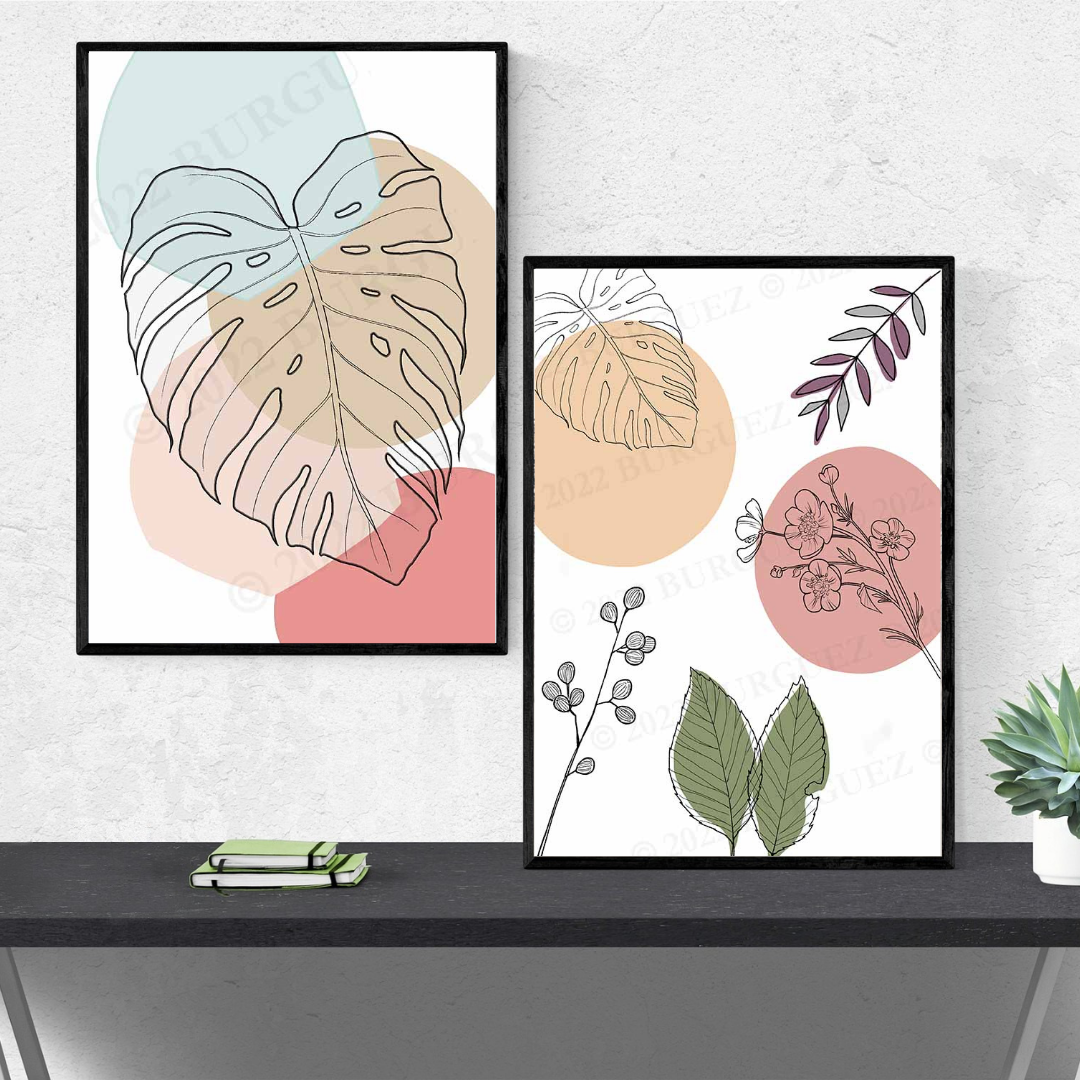 Cuadros modernos de flores - Imagen 4