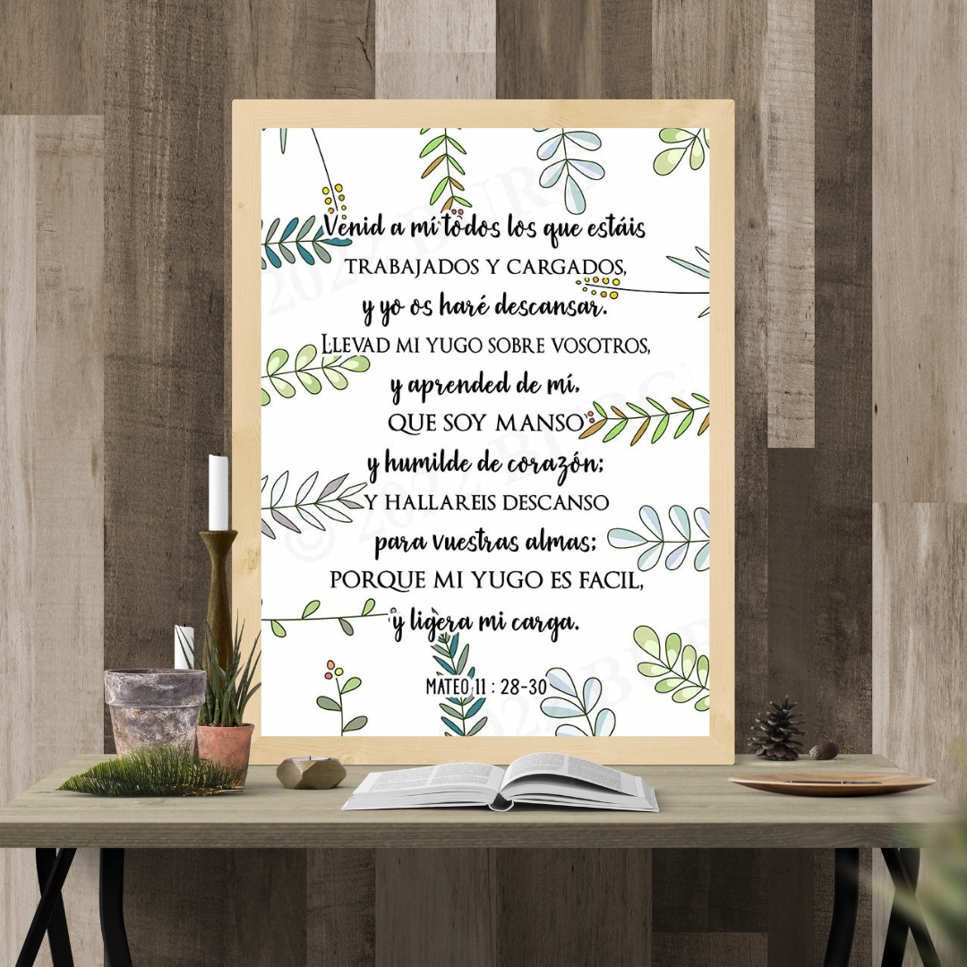 Cuadros con mensajes bíblicos y positivos - Imagen 15