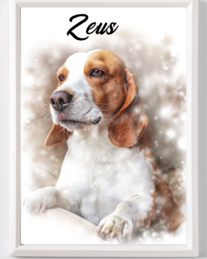 Retratos de mascotas personalizados